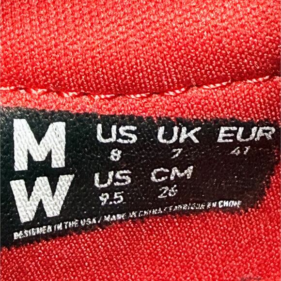 NOBULL Diamond Knit Runner Mens Size 8 Running Shoes Sneakers Red - Picture 9 of 9